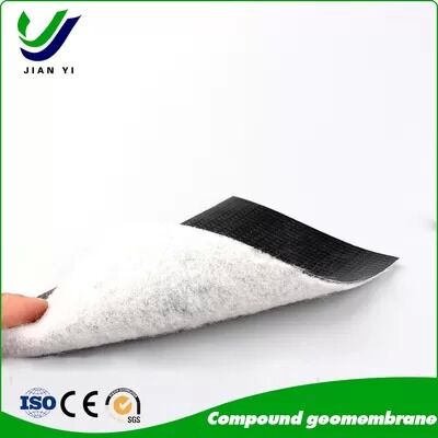 0.2mm-1.0mm Thick HDPE Geocomposite Membrane with 1G1M & 2G1M Configurations for Project Anti-Seepage