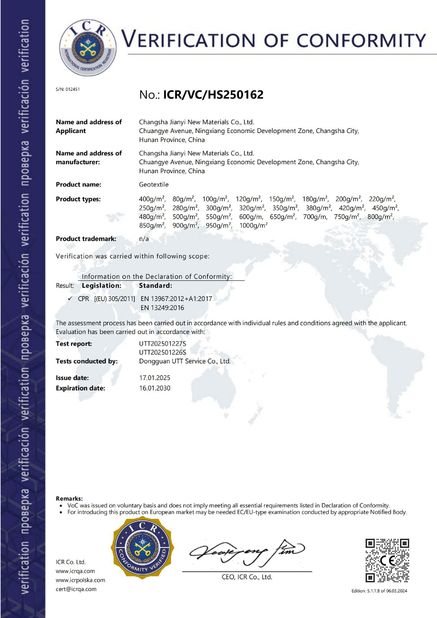 China Hebei Bending Fence Technology Co., Ltd. certification